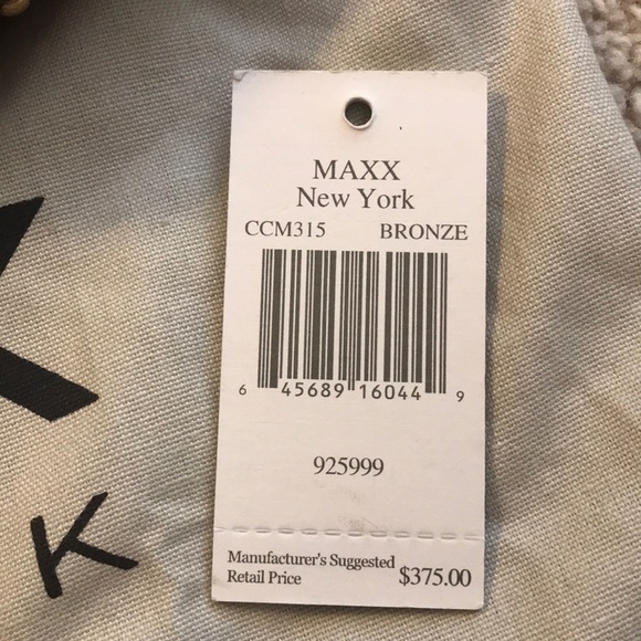 Vintage! Rare Maxx New York Bronze Bag Leather - Picture 2 of 5